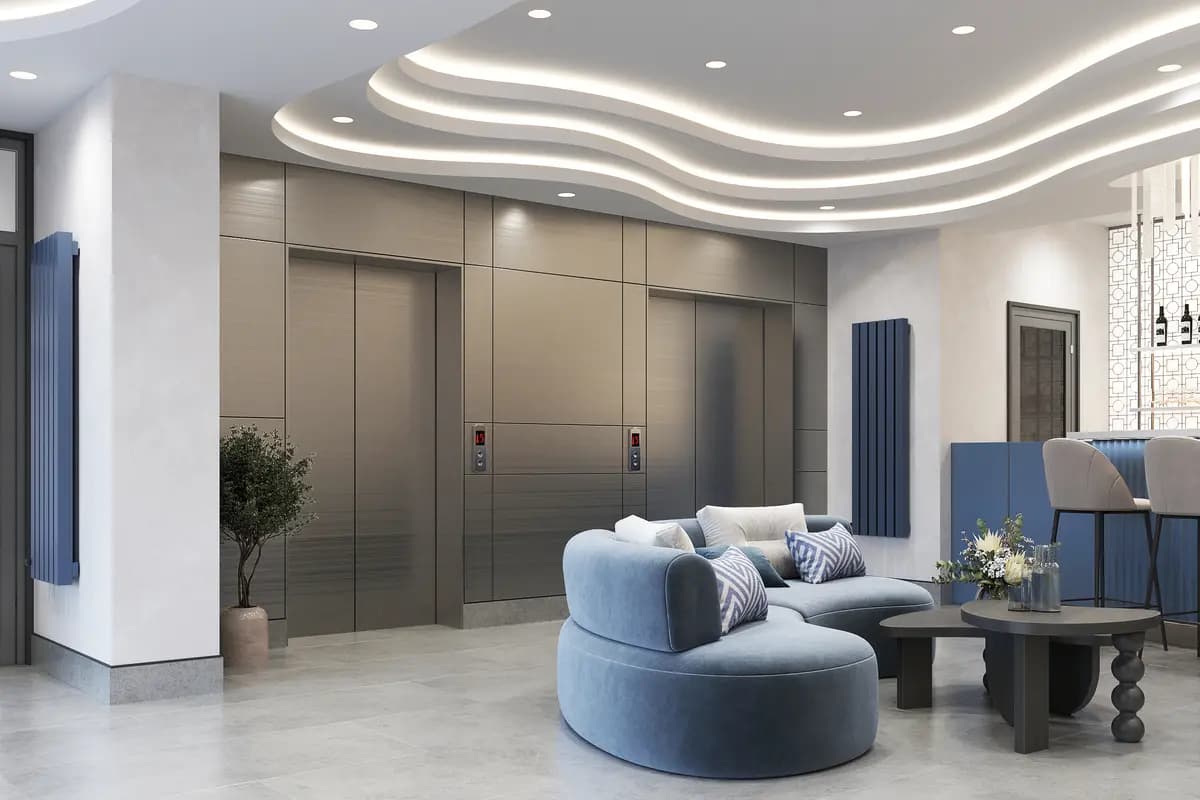 Коридор с LED-подсветкой