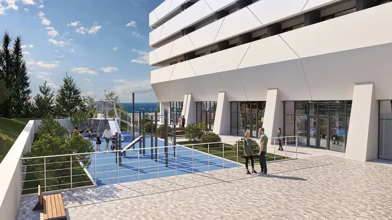 Возведение этажей апарт-отеля Лайнер